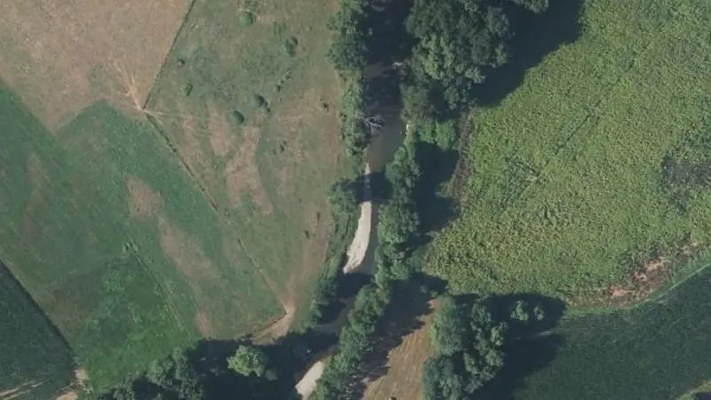Vue aérienne : Plage du Vert