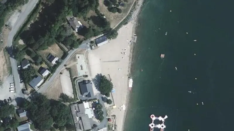 Vue aérienne : Base Nautique