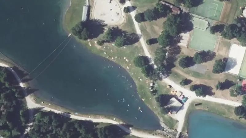 Vue aérienne : Samoens Lac des Dames