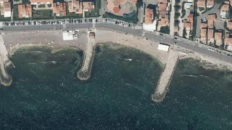 Vue aérienne : Corniche