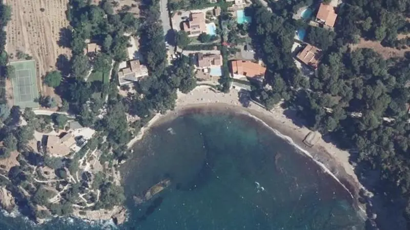 Vue aérienne : Plage Bonnettes