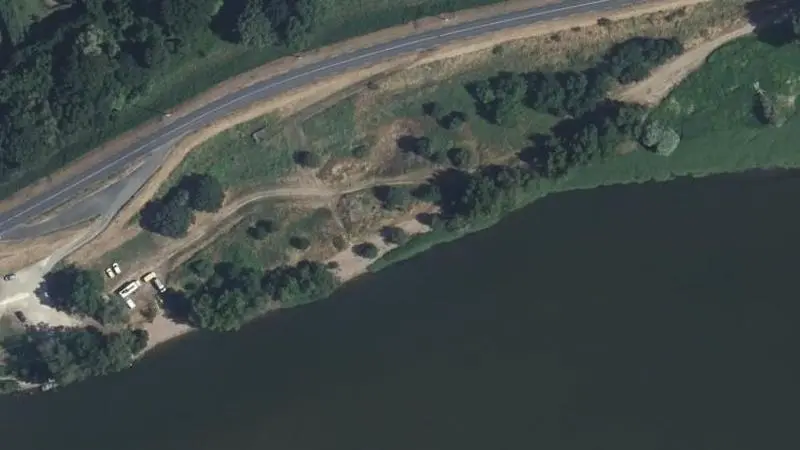 Vue aérienne : Plage de la Loire