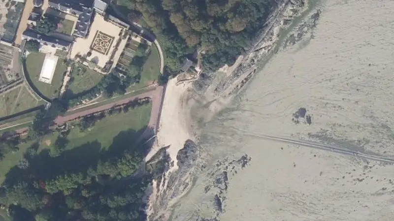 Vue aérienne : Plage de Porcon
