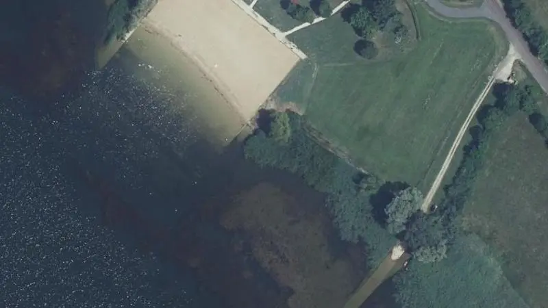 Vue aérienne : Presqu'Ile de Champaubert