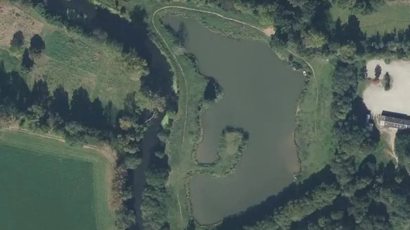 Vue aérienne : Plan d'eau des Paturiaux