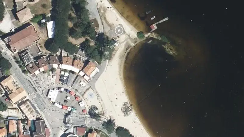 Vue aérienne : Maubuisson