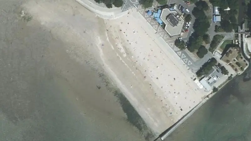 Vue aérienne : Plage de la Concurrence