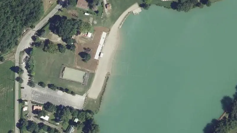 Vue aérienne : Lac de Fontclaire