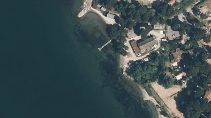 Vue aérienne : Marina Plage