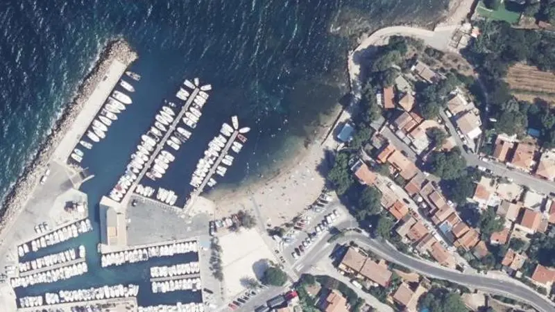 Vue aérienne : Plage les Oursinieres