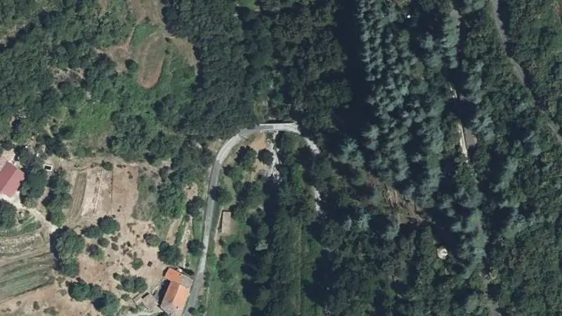 Vue aérienne : Baignade de Valat de l'Homme Mort
