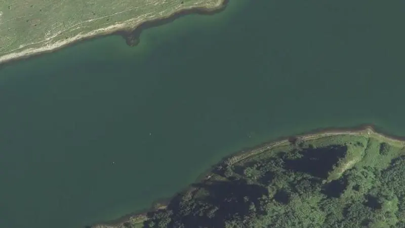 Vue aérienne : Lac de Lessy