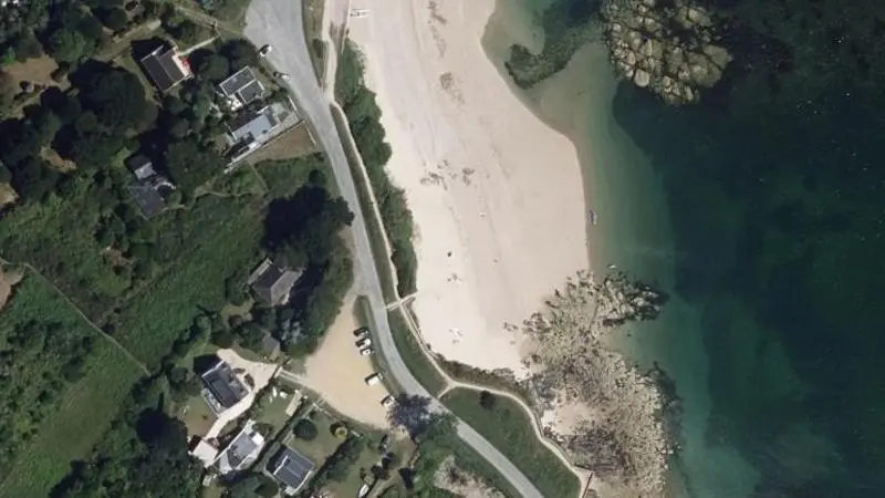 Vue aérienne : Castero