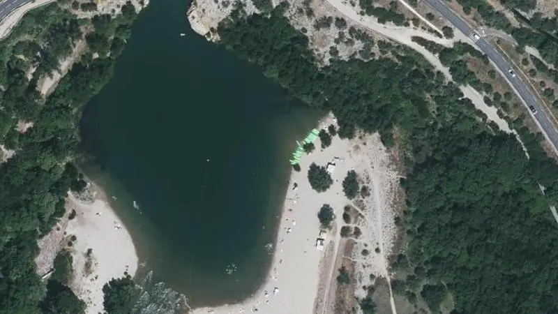 Vue aérienne : Herault-Le Pont du Diable