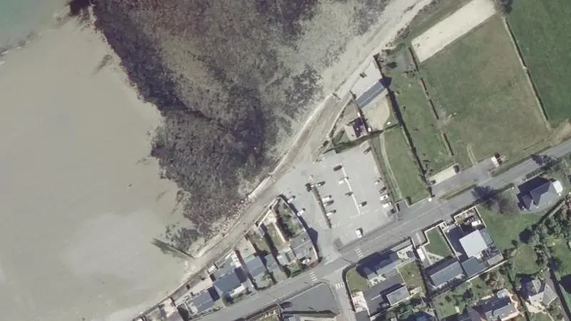 Vue aérienne : La Plage
