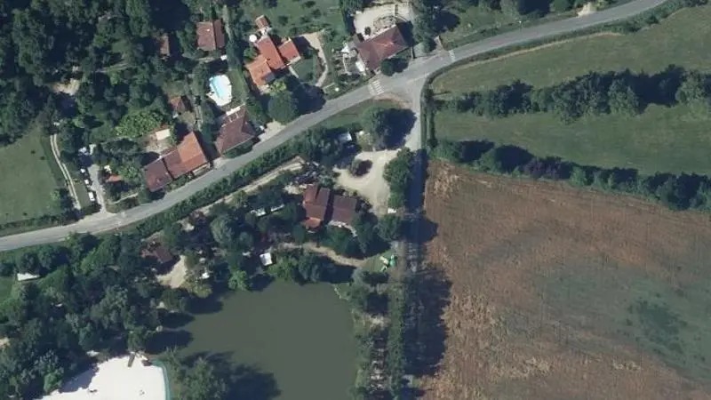 Vue aérienne : Camping Saint-Charles