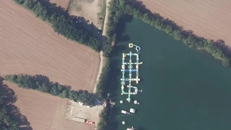 Vue aérienne : Waterworld