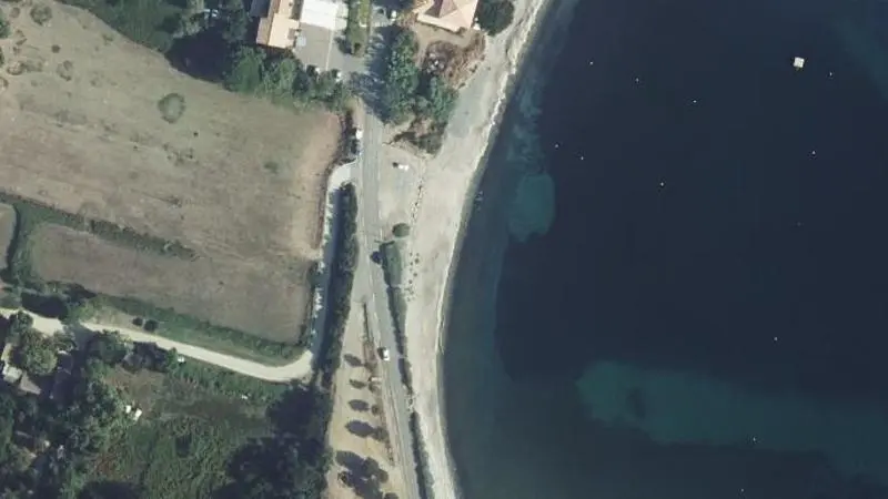 Vue aérienne : Santa Severa