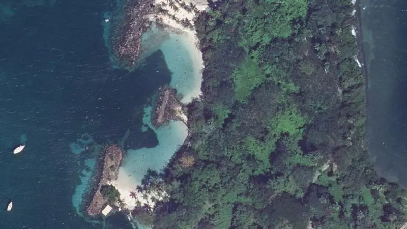 Vue aérienne : Meridien : Plage Pres Bakoua