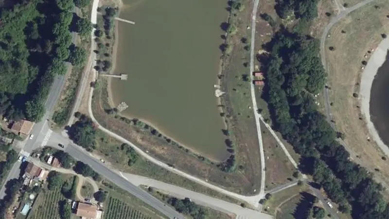 Vue aérienne : Parc du Saint Bertrand