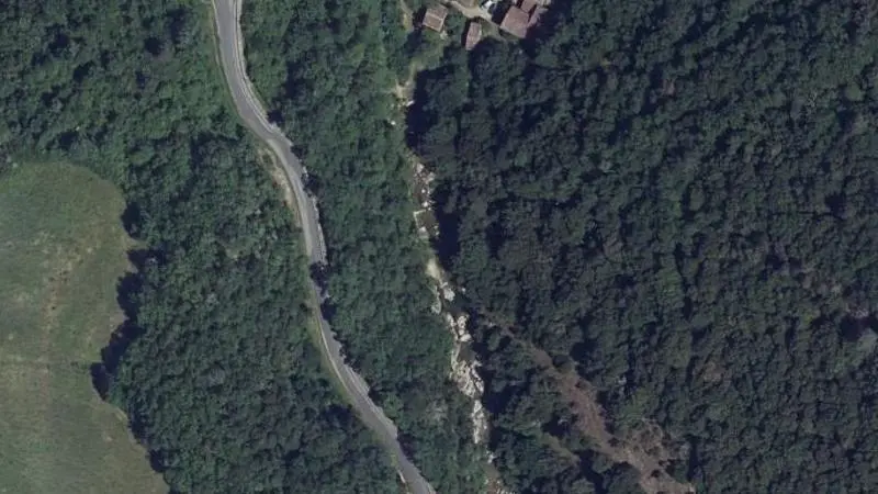 Vue aérienne : Baignade de la Blanque