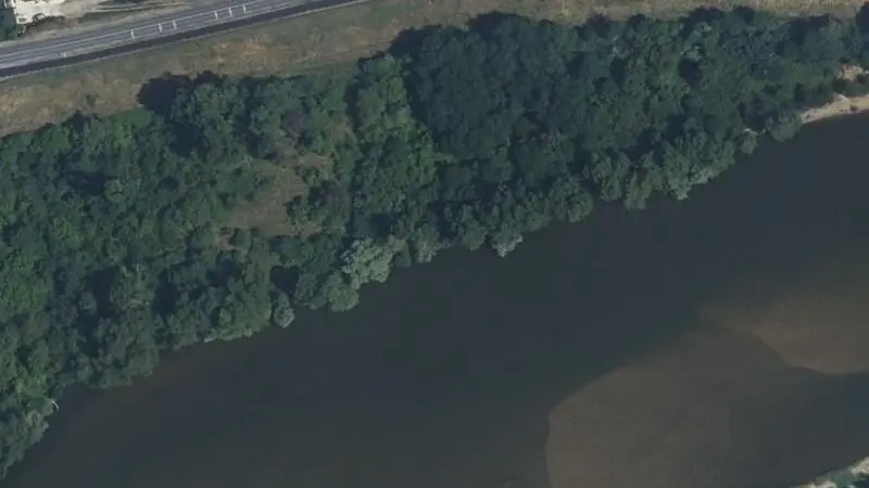 Vue aérienne : Plage de la Loire