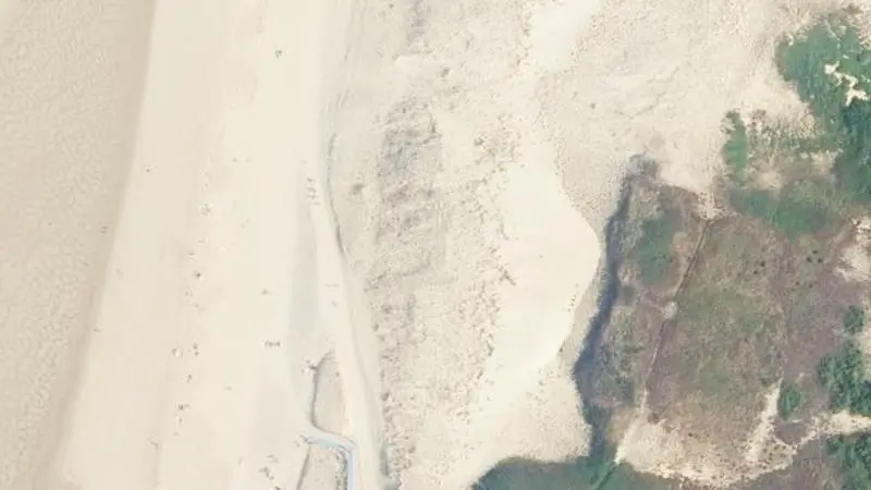 Vue aérienne : Plage Oceane
