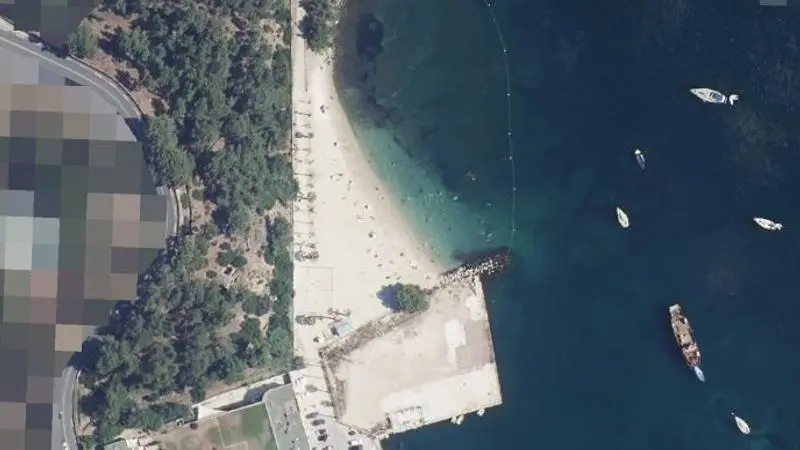Vue aérienne : Plage de la Vieille
