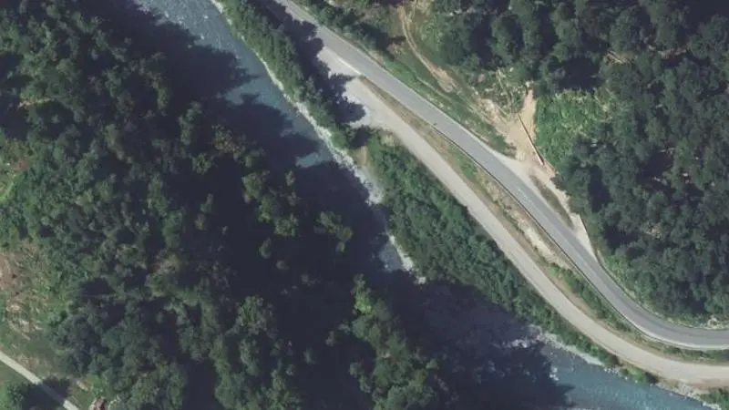 Vue aérienne : Plage du Giffre