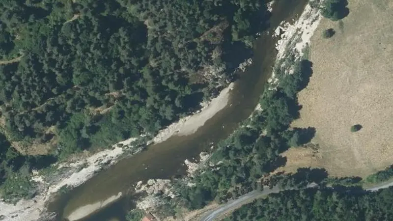 Vue aérienne : Plage de la Loire