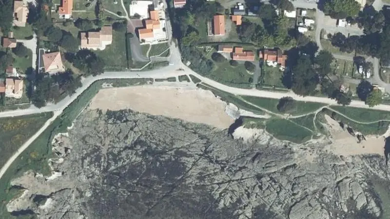 Vue aérienne : La Raize