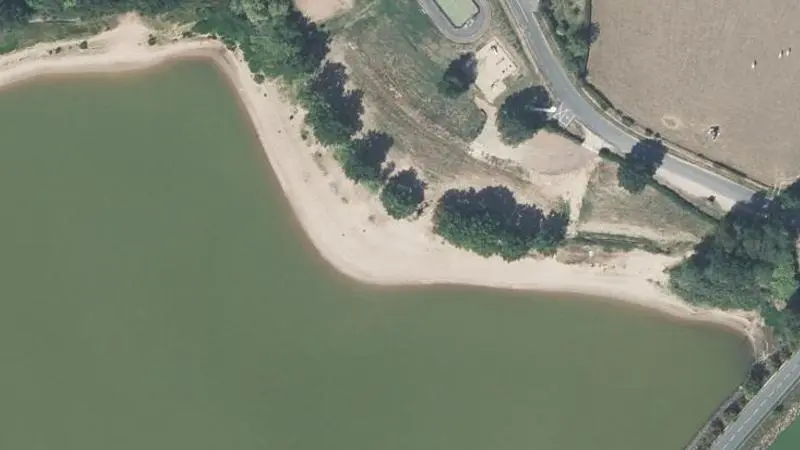 Vue aérienne : Etang Berthaud