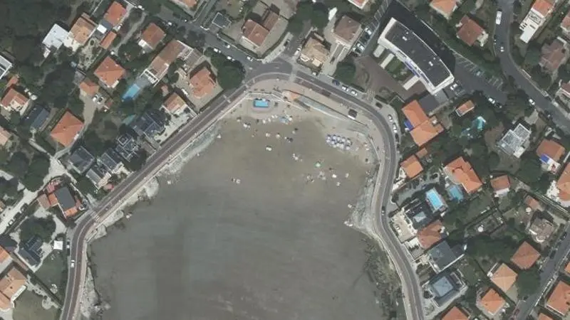 Vue aérienne : Plage du Pigeonnier