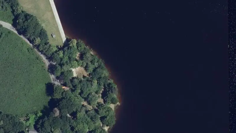 Vue aérienne : Lac du Lampy