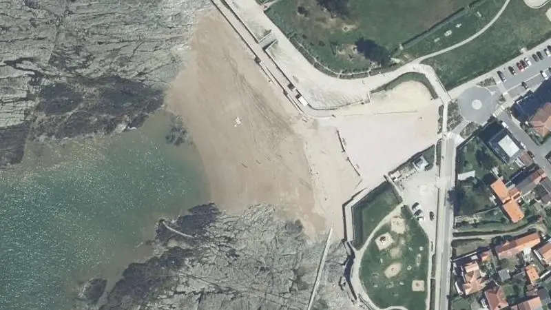 Vue aérienne : Grande Plage