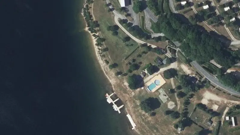 Vue aérienne : Plage de Rieu-Montagne