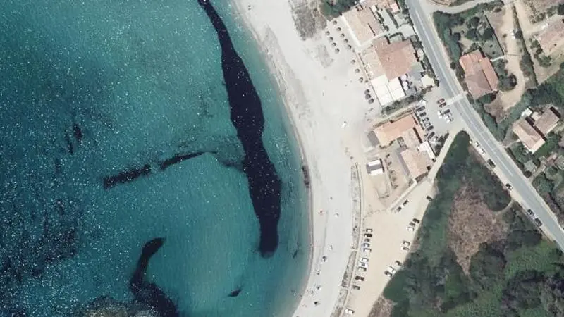 Vue aérienne : Plage du Ruppione