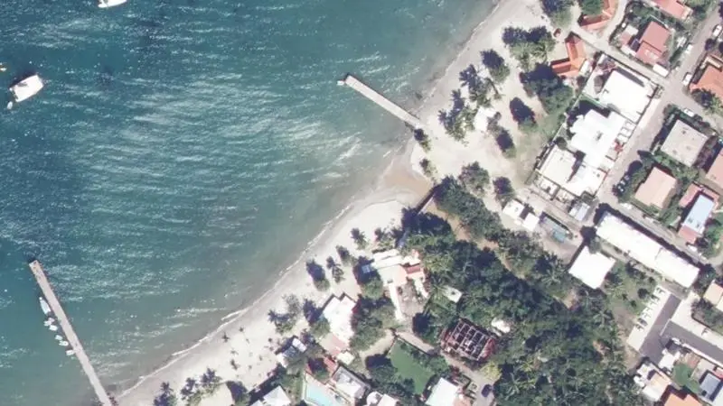 Vue aérienne : Anse a l'Ane - Nid Tropical