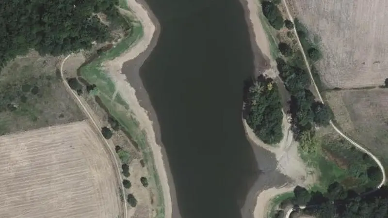 Vue aérienne : Lac de la Brienne de Luc