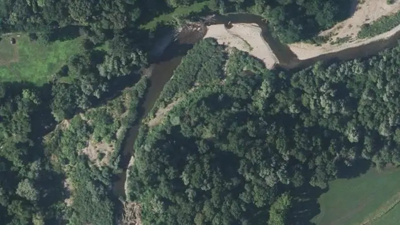 Vue aérienne : Plage du Vert