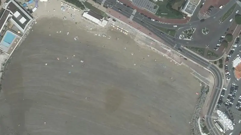 Vue aérienne : Plage de Foncillon