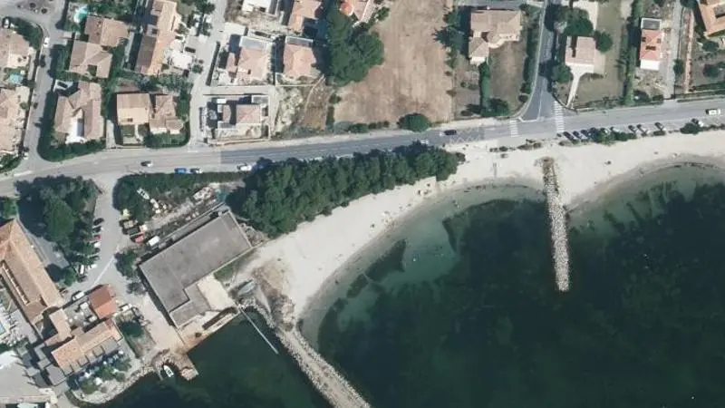 Vue aérienne : Etang de Thau - la Tremie