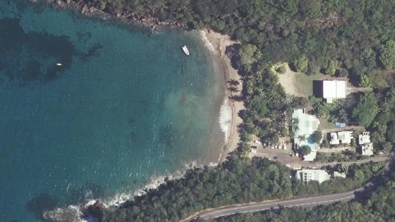 Vue aérienne : Petite Anse Baillargent