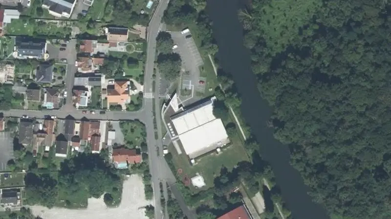 Vue aérienne : Club de Natation d'Ostwald (CNO)