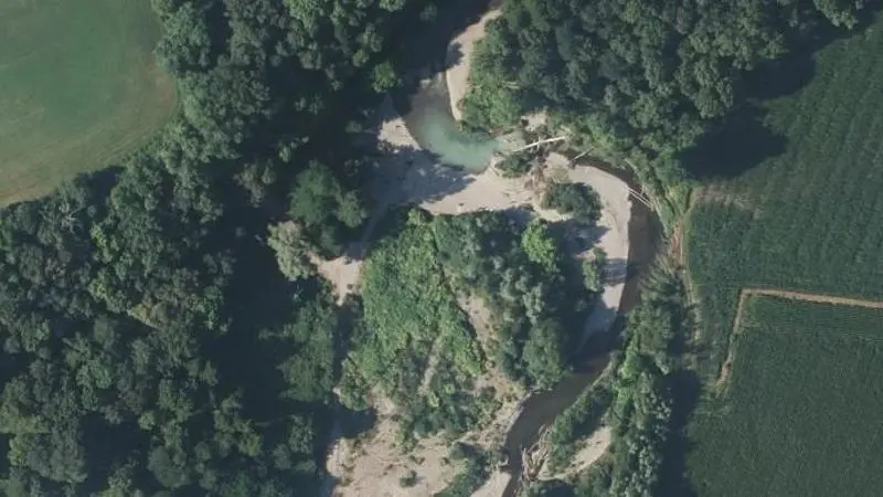 Vue aérienne : Plage du Vert