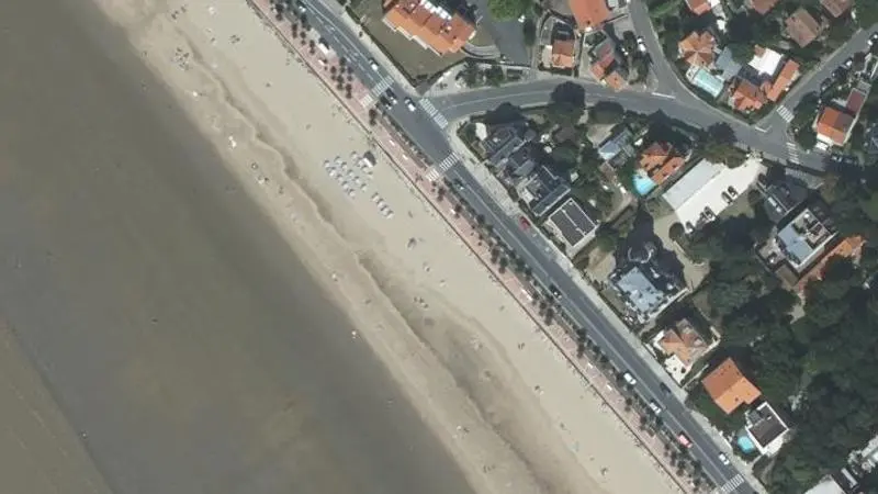 Vue aérienne : Plage de la Grande Conche