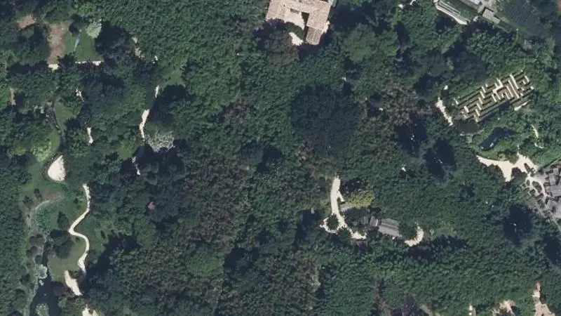 Vue aérienne : L'Arche