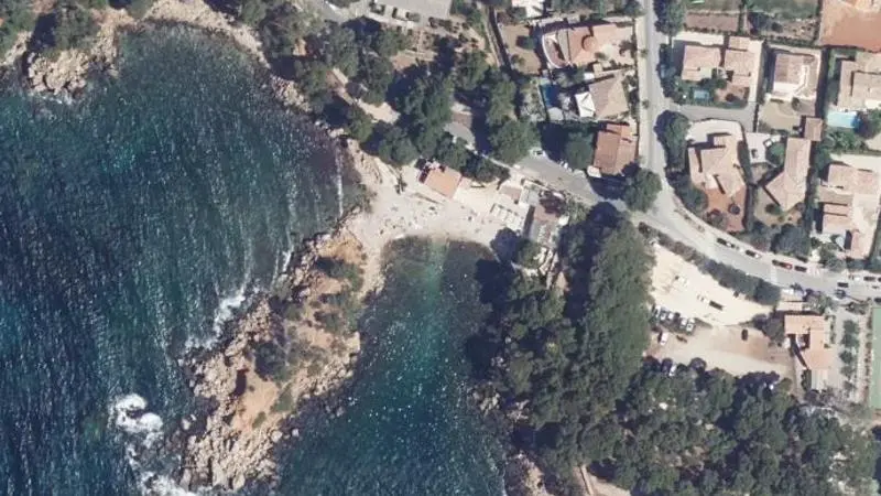 Vue aérienne : Plage de Capelan