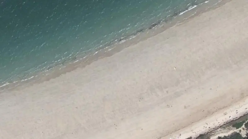 Vue aérienne : Plage de la Conche des Baleines