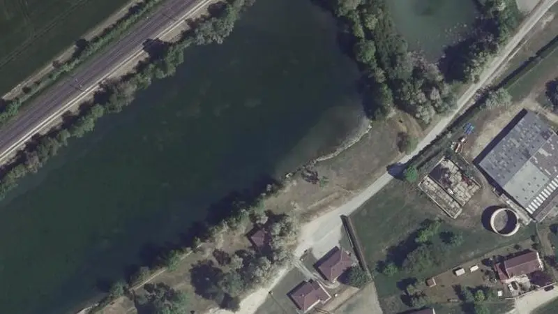 Vue aérienne : La Ballastiere